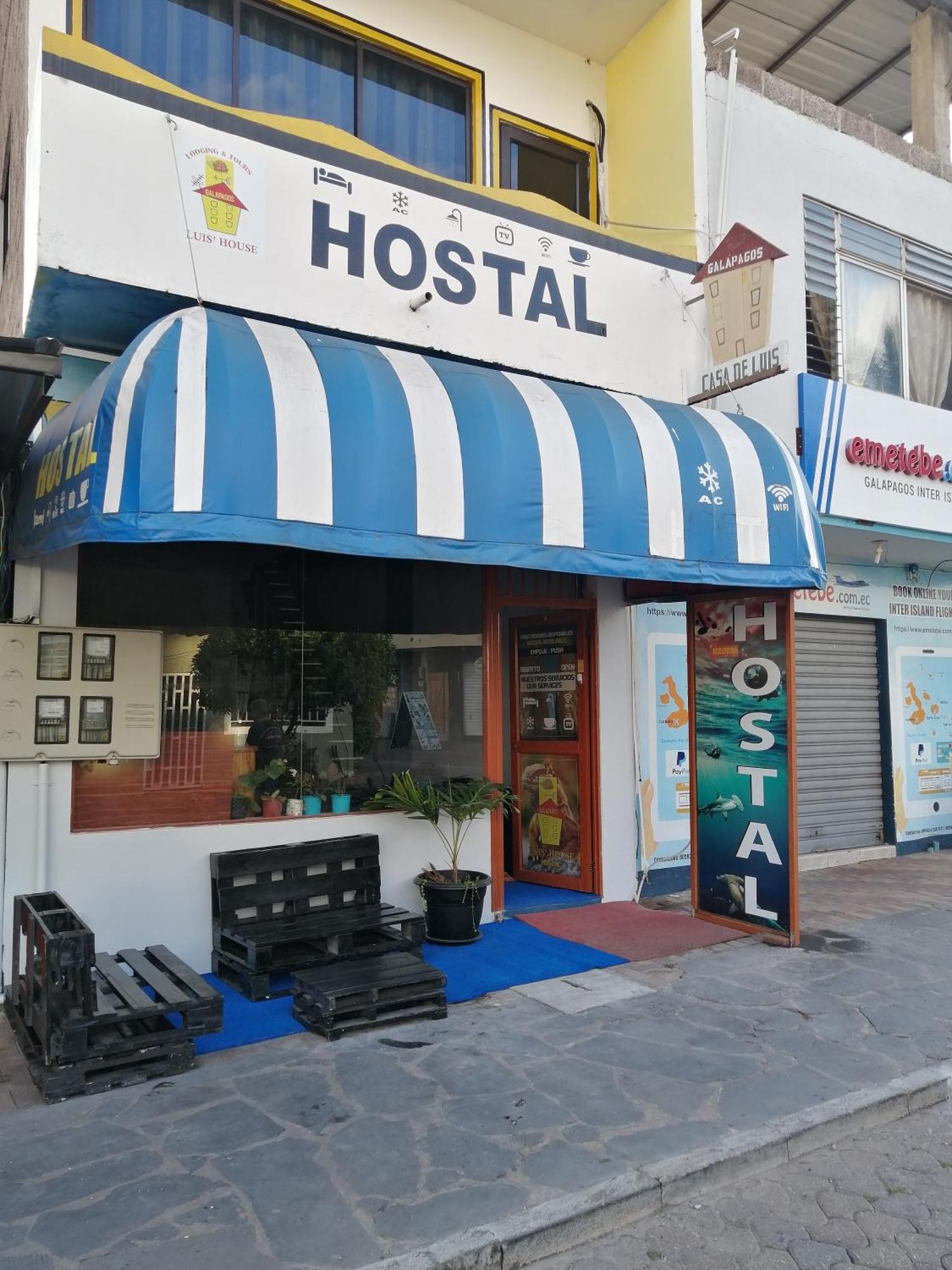 Hostal La Casa De Luis Puerto Baquerizo Moreno Exteriör bild